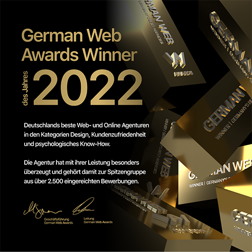 German Web Awards Winner